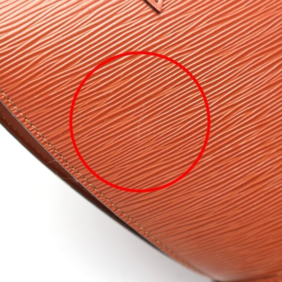 LOUIS VUITTON Brown Leather Tote Bag - Picture 11 of 16